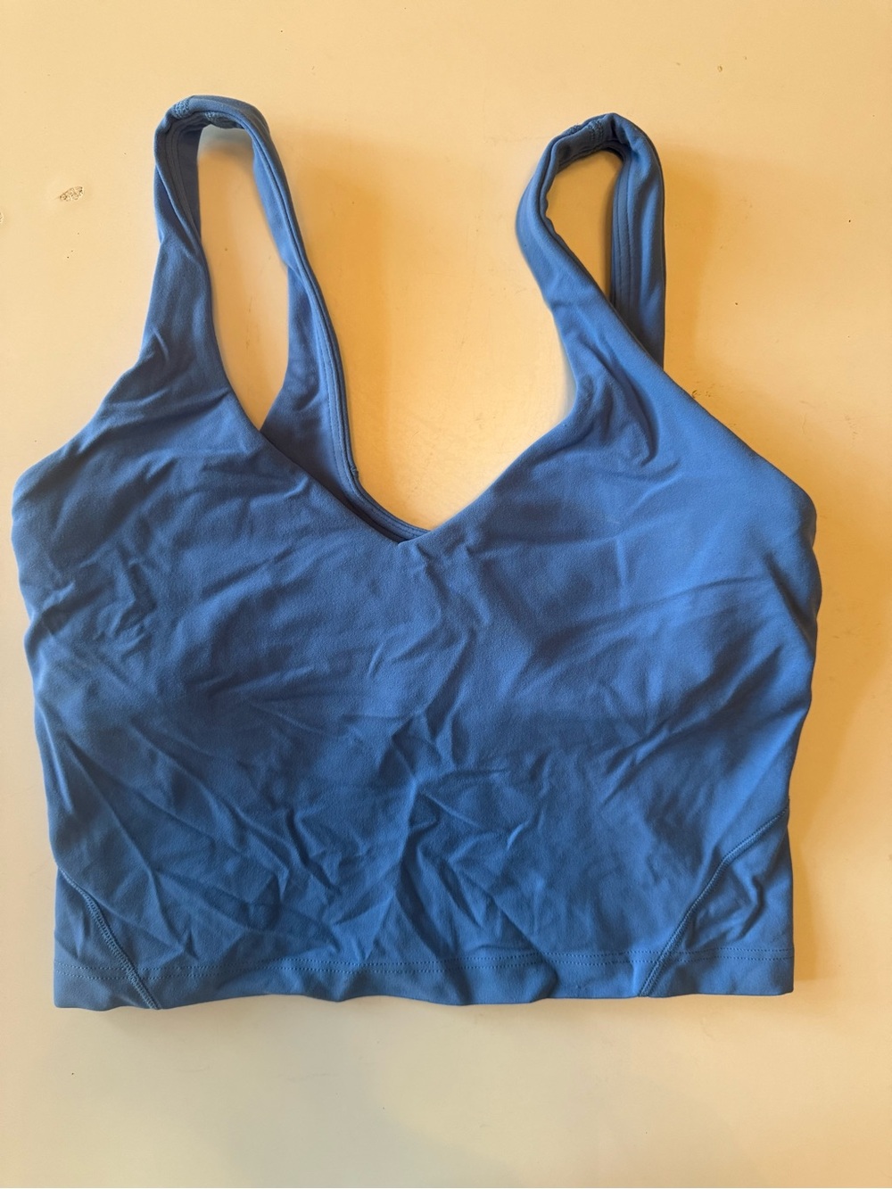 lululemon athletica Blue V-Neck Low-Impact Sports Bra